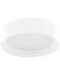 Ceiling Lamp White Steel Acrylic Integrated LED Lights Round Shape Decorative Modern Lighting Beliani