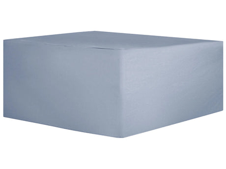 Garden Furniture Cover Grey PVC Fabric 150 x 120 x 70 cm Rain Cover Beliani