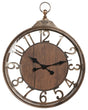Wall Clock Brown Synthetic Material  52 cm Home Decor Traditional Arabic Numerals Beliani
