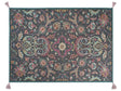 Blanket Multicolour Cotton 130 x 180 cm Bed Throw  Floral Pattern Fringes Decorative Accent Piece  Beliani