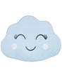 Area Rug Blue  90 x 120 cm Cloud Shape Low Pile for Children Playroom  Beliani