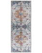 Area Rug Multicolour Polyester 80 x 200 cm Runner Oriental Vintage Distressed Living Room Bedroom Hallway Beliani