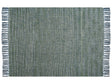 Blanket Blue and Green Acrylic 130 x 170 cm Tassels Boho Style Living Room Bedroom Accent Piece Beliani