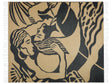 Blanket  Beige and Black Polyester and Acrylic Blend 130 x 170 cm Decorative Abstract Pattern Double-Sided Pattern Beliani