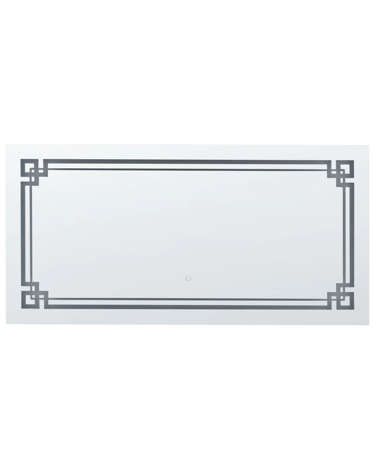 Wall Mounted Hanging LED Mirror 120 x 60 cm Rectangular Modern Contemporary Bathroom Vanity Make-Up Bedroom Beliani