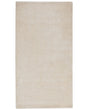 Area Rug Light Beige Viscose 80 x 150 cm Tufted Low Pile Modern Beliani