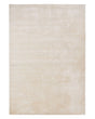 Area Rug Light Beige Viscose 140 x 200 cm Tufted Low Pile Modern Beliani