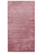 Area Rug Pink Viscose 80 x 150 cm Tufted Low Pile Modern Beliani