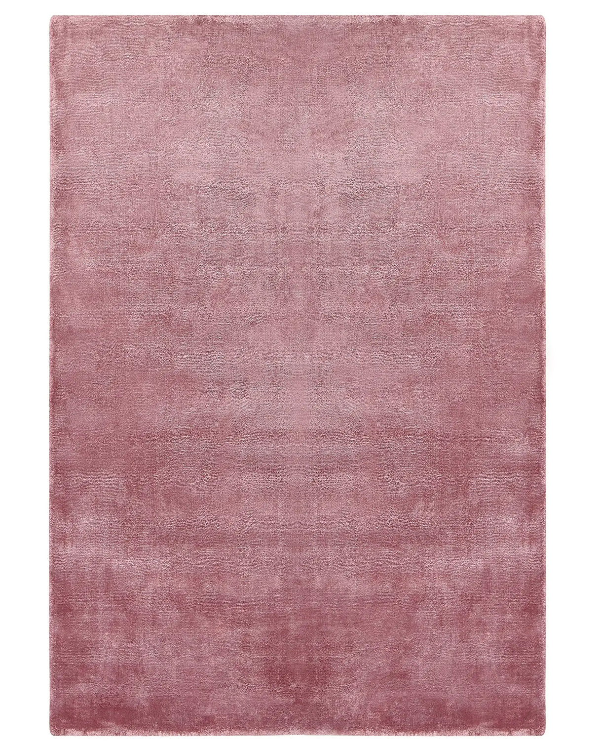 Area Rug Pink Viscose 160 x 230 cm Tufted Low Pile Modern Beliani