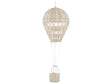 Hot Air Balloon Hanging Decor Natural Lattan Handmade Kid's Room Decoration Accessory Beliani