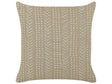 Decorative Cushion Grey Cotton 45 x 45 cm Geometric Pattern Foil Print Boho Decor Accessories Beliani