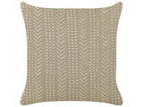 Decorative Cushion Grey Cotton 45 x 45 cm Geometric Pattern Foil Print Boho Decor Accessories Beliani