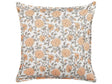 Scatter Cushion Multicolour Cotton Flower Pattern 45 x 45 cm Decorative Tassels Removable Cover Decor Accessories Beliani