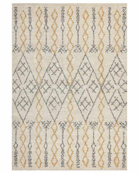 Rug Beige Cotton 160 x 230 cm Geometric Pattern Hand Tufted Flatweave Living Room Bedroom Beliani