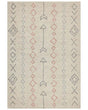 Area Rug Beige Cotton 160 x 230 cm Minimalistic Hand Tufted  Design Geometric Pattern Living Room Bedroom Beliani