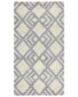 Area Rug Beige and Rug Cotton 80  x 150  cm Rectangular Hand Tufted Living Room Bedroom Decor Beliani
