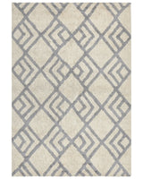 Area Rug Beige and Rug Cotton 160  x 230  cm Rectangular Hand Tufted Living Room Bedroom Decor Beliani