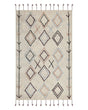 Area Rug Multicolour Cotton 140  x 200 cm Rectangular Hand Tufted Beliani