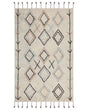 Area Rug Multicolour Cotton 160  x 230 cm Rectangular Hand Tufted Beliani