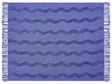 Blanket Violet Cotton 125 x 150 cm Geometric Pattern Knitted Throw Boho Style Living Room Bedroom Accent Piece Beliani