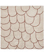 Area Rug Beige and Brown Cotton 200 x 200 cm Minimalistic Tufted Geometric Pattern Living Room Bedroom Beliani