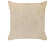 Decorative Cushion Beige Polyester 45 x 45 cm Boho Design Decor Accessories Beliani