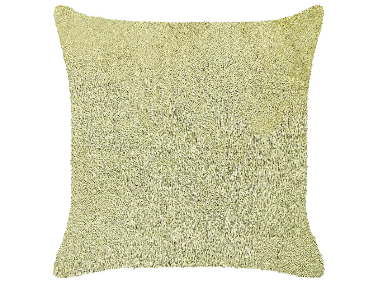 Decorative Cushion Green Polyester 45 x 45 cm Boho Design Decor Accessories Beliani