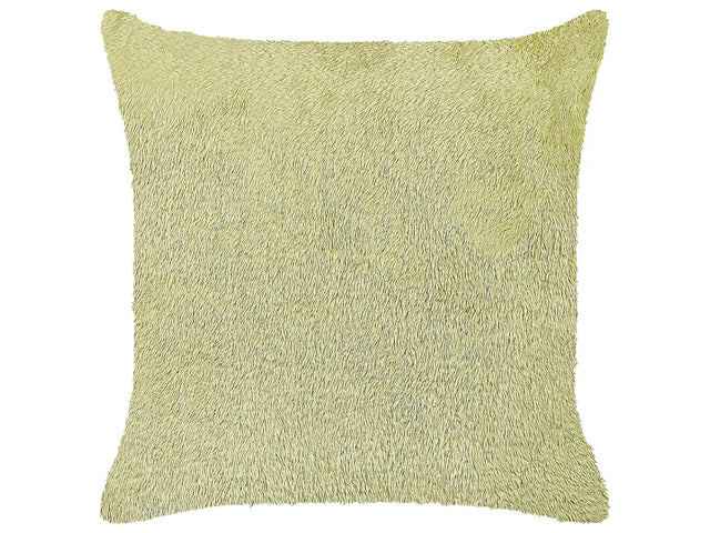 Decorative Cushion Green Polyester 45 x 45 cm Boho Design Decor Accessories Beliani