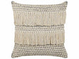 Decorative Cushion Beige Cotton 45 x 45 cm with Tassels Boho Decor Accessories Beliani