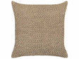 Decorative Cushion Beige Jute 45 x 45 cm Woven Plaited Boho Decor Accessories Beliani