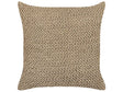 Decorative Cushion Beige Jute 45 x 45 cm Woven Plaited Boho Decor Accessories Beliani