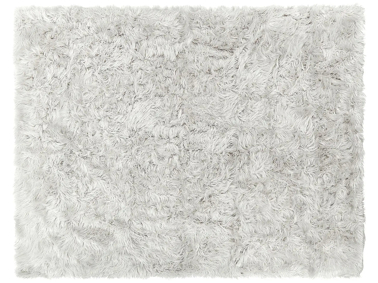 Bedspread Grey Soft Fabric 150 x 200 cm Faux Fur Blanket Beliani