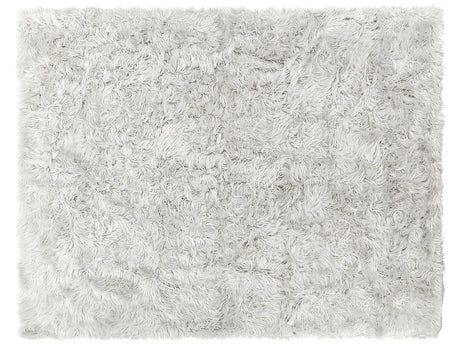 Bedspread Grey Soft Fabric 150 x 200 cm Faux Fur Blanket Beliani