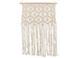 Macramé Wall Hanging Beige Cotton Handmade Décor Decoration Boho Style Living Room Bedroom Kids Room Beliani