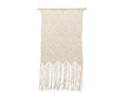 Macramé Wall Hanging Beige Cotton Handmade Décor Decoration Boho Style Living Room Bedroom Kids Room Beliani