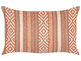 Cushion Multicolour Cotton Cover 30 x 50 cm Decorative Pillow Geometric Pattern Boho Design Beliani