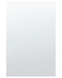 Wall Mirror Silver Glass 40 x 60 cm Rectangular Decorative Wall Mounted Accent Piece Beliani