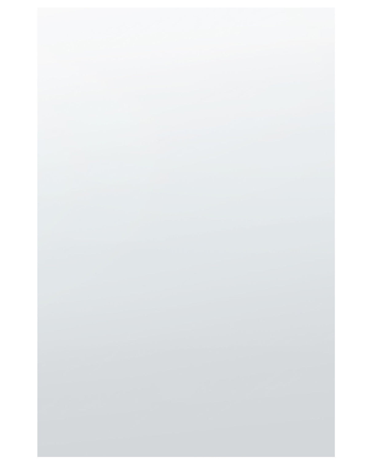 Wall Mirror Silver Glass 40 x 60 cm Rectangular Decorative Wall Mounted Accent Piece Beliani