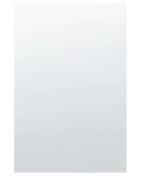 Wall Mirror Silver Glass 40 x 60 cm Rectangular Decorative Wall Mounted Accent Piece Beliani