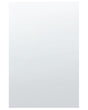 Wall Mirror Silver Glass 40 x 60 cm Rectangular Decorative Wall Mounted Accent Piece Beliani