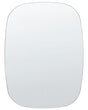 Hanging LED Mirror ø 78 cm Oval Modern Contemporary Bathroom Vanity Wall Mounted Make-Up Bedroom Beliani