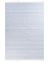 Area Rug Light Blue Recycled PET 80 x 150 cm Indoor Outdoorwith Fringe Beliani