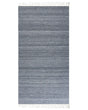 Area Rug Grey Recycled PET 80 x 150 cm Indoor Outdoorwith Fringe Beliani