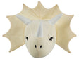 Plush Animal Head Wall Decor Beige Cotton Dinosaur Head Kid's Room Toy Decoration Accessory Beliani