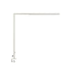 Desk LED Lamp Silver Metal 120 cm Aluminium with Clamp Dimming Light Office Study Modern Beliani