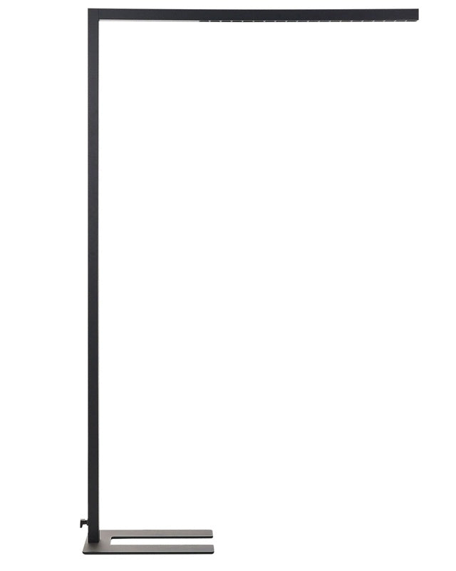 Floor LED Lamp Black Aluminium 194 cm Height Touch Switch Dimming Motion Sensor Modern Lighting Home Office Beliani