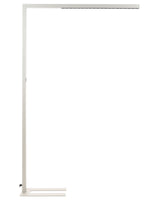 Floor LED Lamp Silver Aluminium 194 cm Height Touch Switch Dimming Motion Sensor Modern Lighting Home Office Beliani