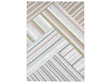 Wall Dcor Mosaic Glass Striped Pattern Modern Minimalist Accessory  Beliani