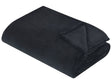 Blanket Black Polyester 150 x 200 cm Soft Pile Bed Throw Cover Home Accessory Modern Design Beliani