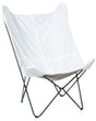 Armchair White Velvet Fabric Metal Hairpin Legs Butterfly Accent Chair Traditional Retro Living Room Bedroom Beliani